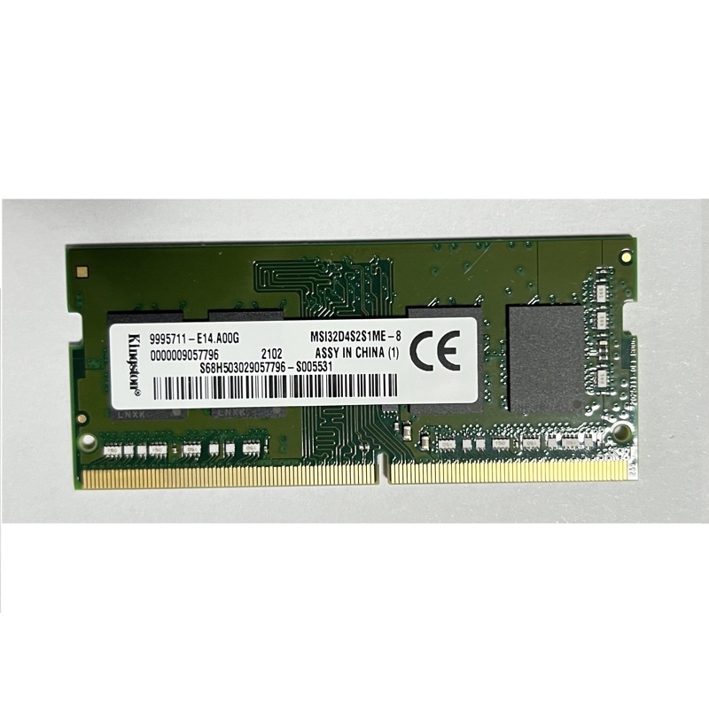 Kingstom 金士頓 筆記型電腦記憶體 DDR4 3200 8G