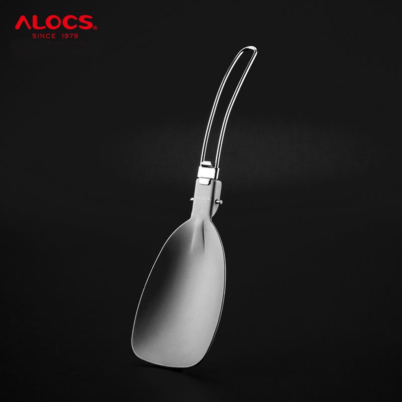 【山道具屋】ALOCS 輕量硬鋁野營料理折疊鍋鏟(TW-301)