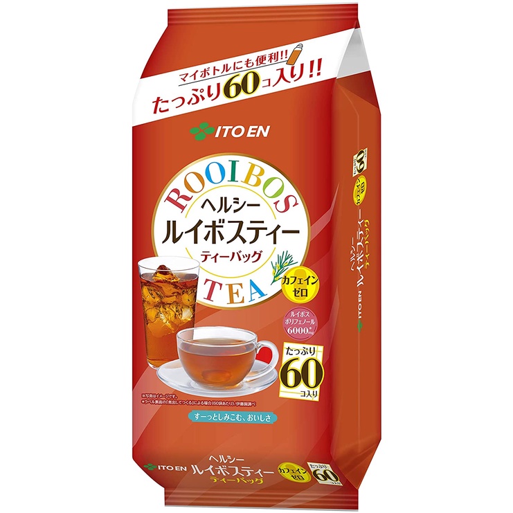 日本 伊藤園 南非國寶茶 無咖啡因 茶包 3.0g*60入