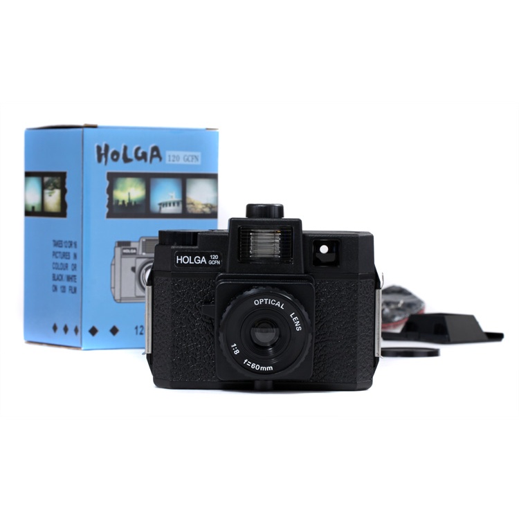 創意相機 HOLGA 120GCFN 玻璃鏡頭 四色彩閃入門級漏光大師