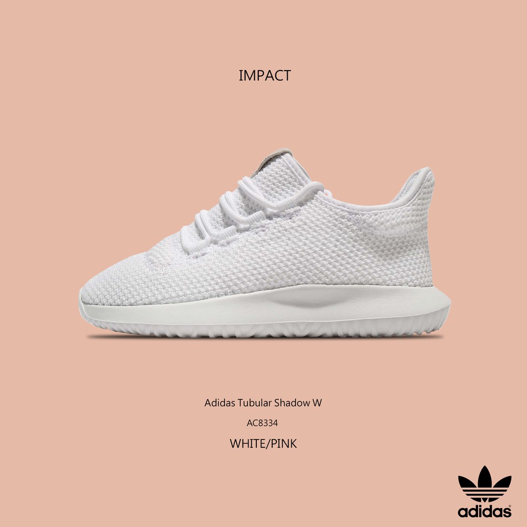 Adidas Tubular Shadow W YEEZY 小350 平民版白粉標透氣AC8334 IMPACT | 蝦皮購物