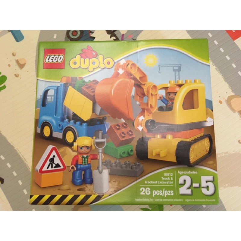 duplo truck & tracked excavator