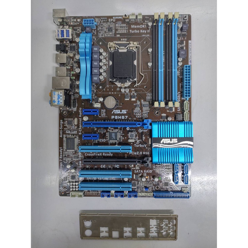 華碩ASUS P8H67主機板Motherboard 可裝Core i5 i7 2600 3470 3770