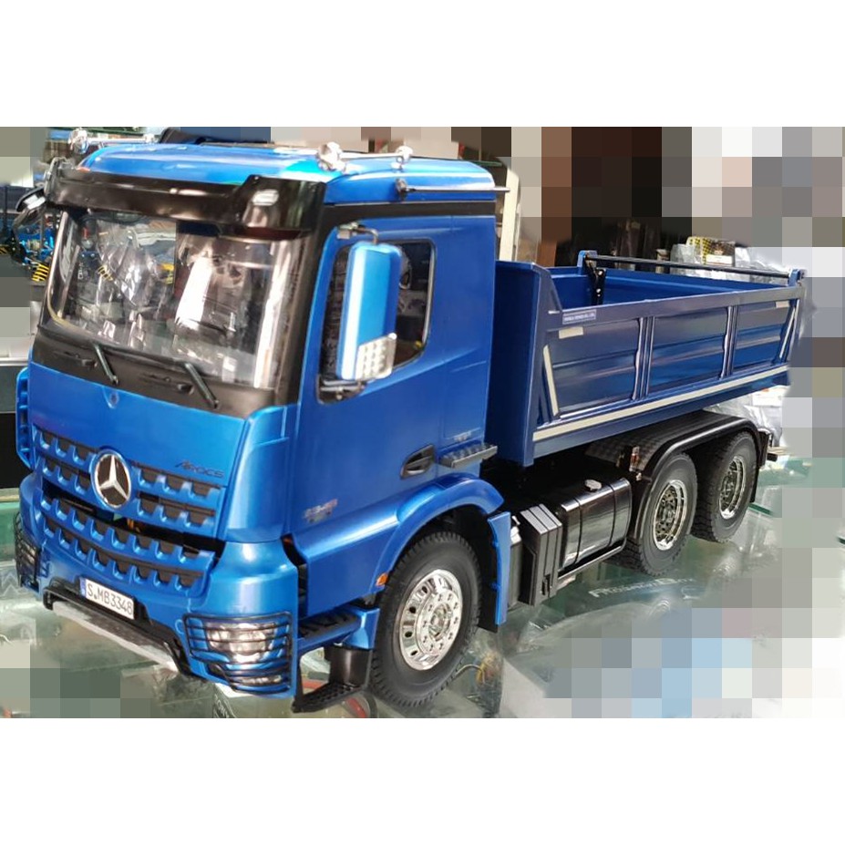 創億rc 田宮tamiya 56357 Mercedes Benz Arocs 賓士砂石車傾瀉車 蝦皮購物