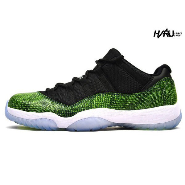 green jordan 11 low