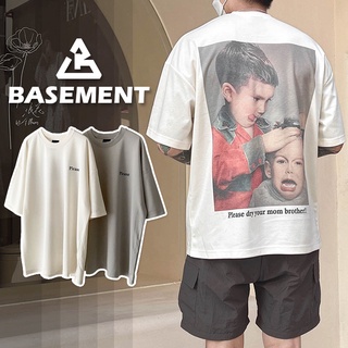 ▲𝕭𝖆𝖘𝖊𝖒𝖊𝖓𝖙 KH1013 調皮男孩寬鬆短TEE 落肩 寬鬆 OVERSIZE 照片 男女款 情侶 短T 寬T