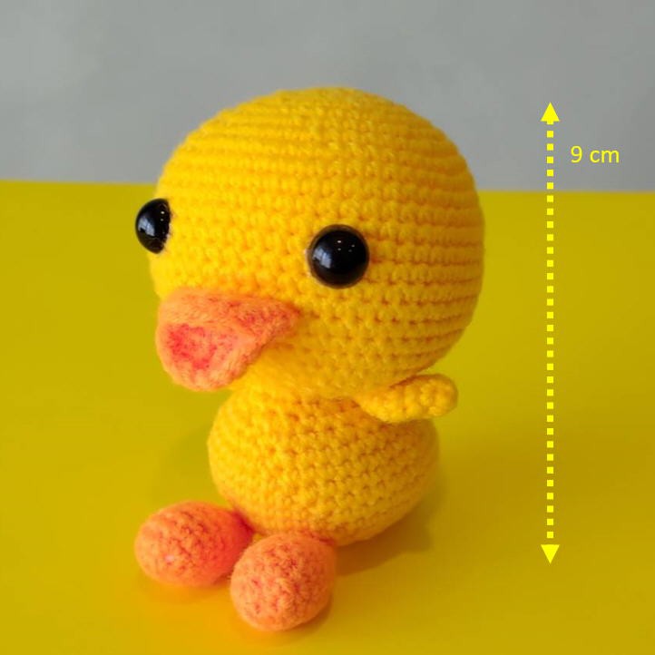 毛線球 手創玩偶 療癒小物 黃色小鴨