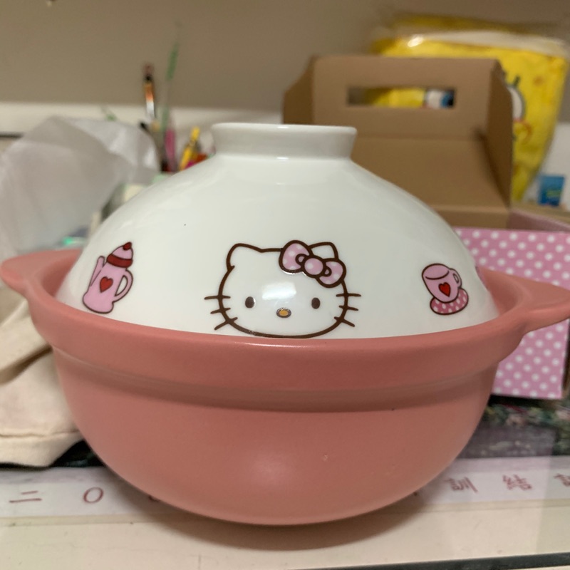 全新✨Hello Kitty 高耐熱陶瓷鍋 1-2人份