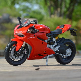 美馳圖Maisto 1:12 杜卡迪 Ducati 1199 Panigale 靜態合金塑料壓鑄摩托車模型收藏玩具