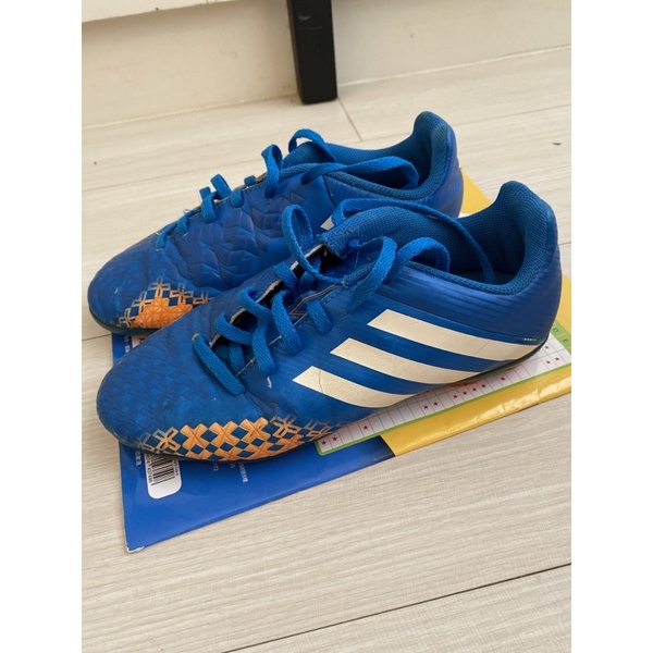 「保留 」adidas大童 童鞋 足球鞋22.5cm UK4