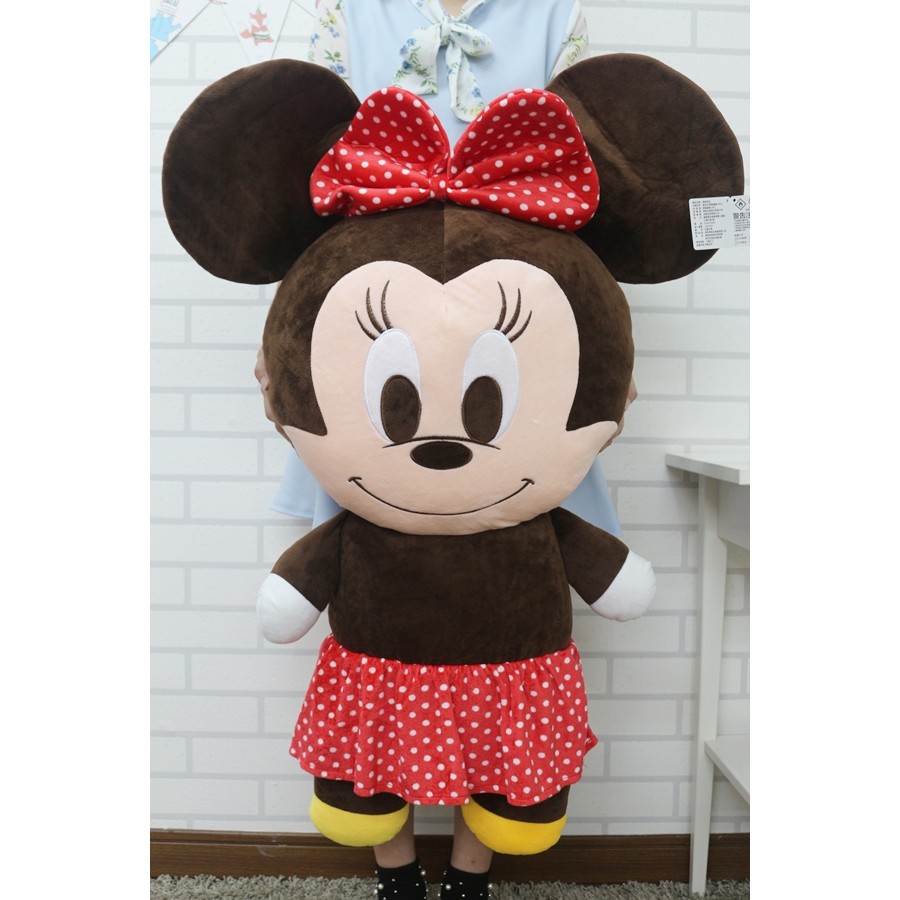 米奇米妮大娃娃 米奇米妮長抱枕 巨無霸米奇米妮娃娃 100公分 米奇米妮玩偶 米奇米妮娃娃 米奇米妮玩偶