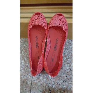 【出清】香港購入 桃紅 洞洞鞋 透氣平底鞋 娃娃鞋