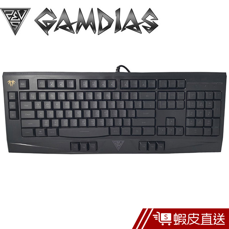 GAMDIAS  電競鍵盤 電玩 薄膜式鍵盤 RGB背光 GKB6010 不衝突  現貨 蝦皮直送
