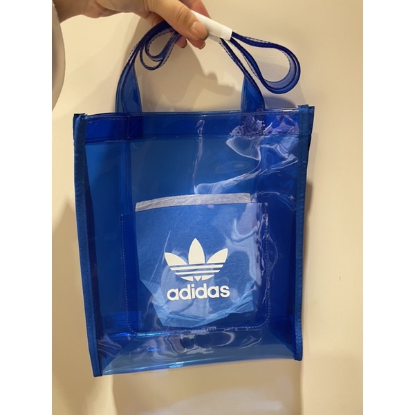 Adidas 愛迪達 果凍藍色手提包 肩背包 正品全新現貨