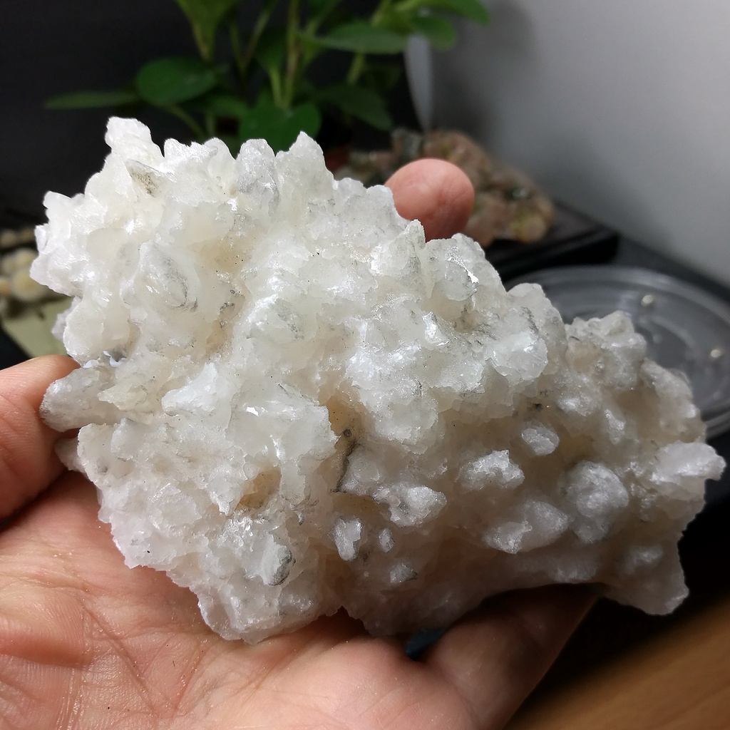 [友克鑫礦業]22約重278.1g 鐘乳石花 晶簇 結晶花 水晶花 Stalactite 鐘乳石