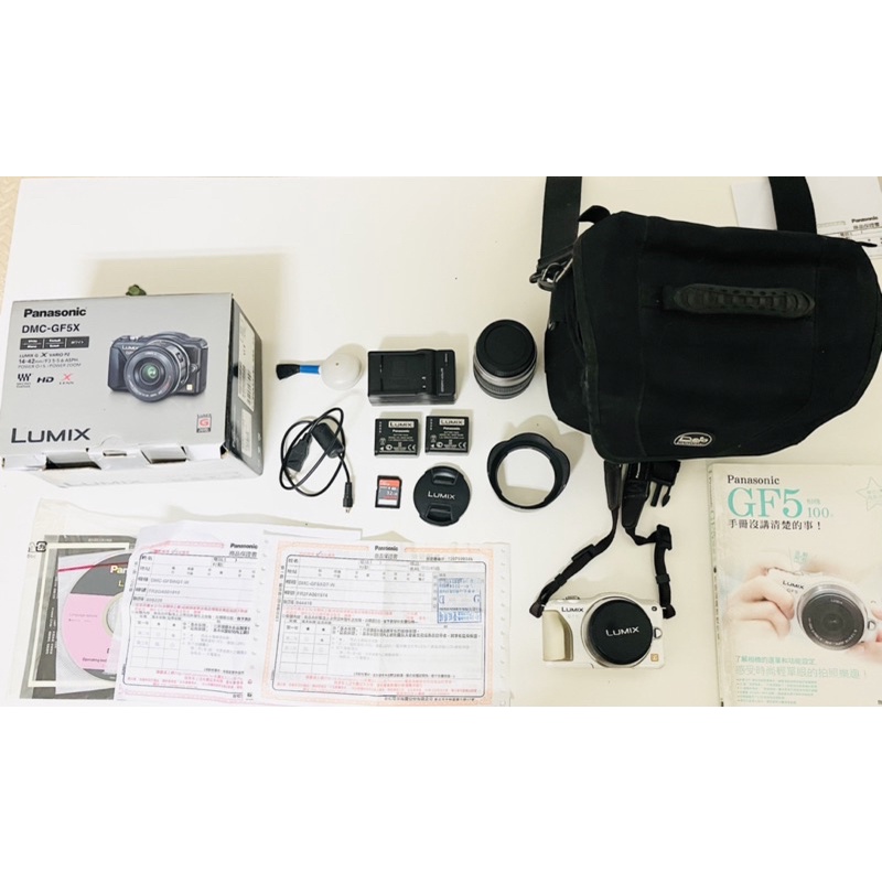 Panasonic LUMIX DMC-GF5x微單眼相機 / 原廠變焦+定焦雙鏡頭 / 二手相機