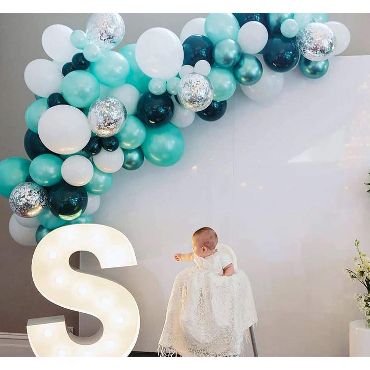 [彩虹派對屋]蒂芙尼氣球鍊組 氣球 DIY 裝飾 生日派對 婚禮 會場佈置 情人節 慶生 節慶