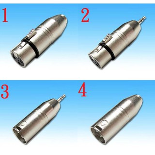 {新霖材料} 佳能 3.5mm 轉接頭 佳能轉3.5mm XLR 3P平衡 canon 佳能轉 音響轉接頭