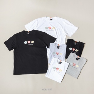 #KEEP PEACE TEE 白 黑 燕麥 灰色 和平愛與幸福 橘色咬標 純棉 圓領 短T 兒童 成人【KS105】