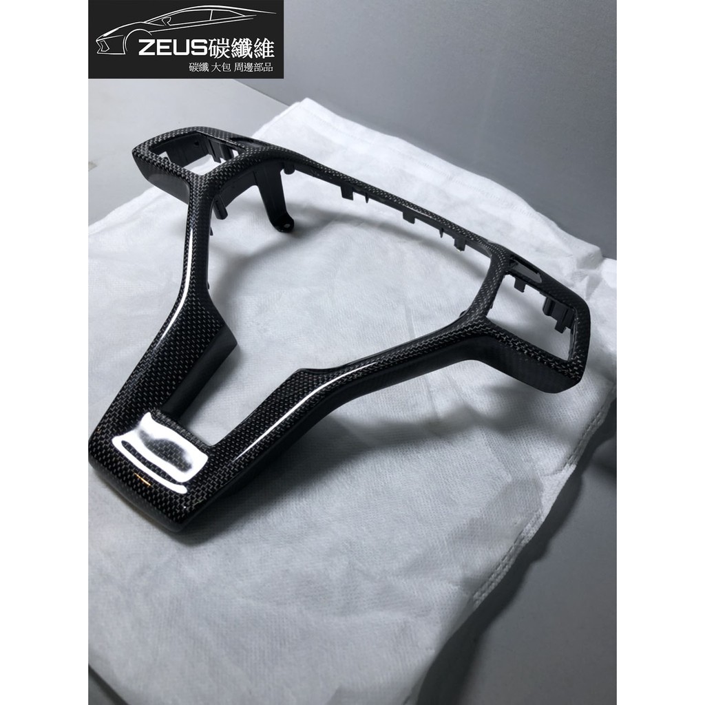 【ZEUS碳纖】賓士 BENZ AMG碳纖維方向盤飾板 W117 w204 w212