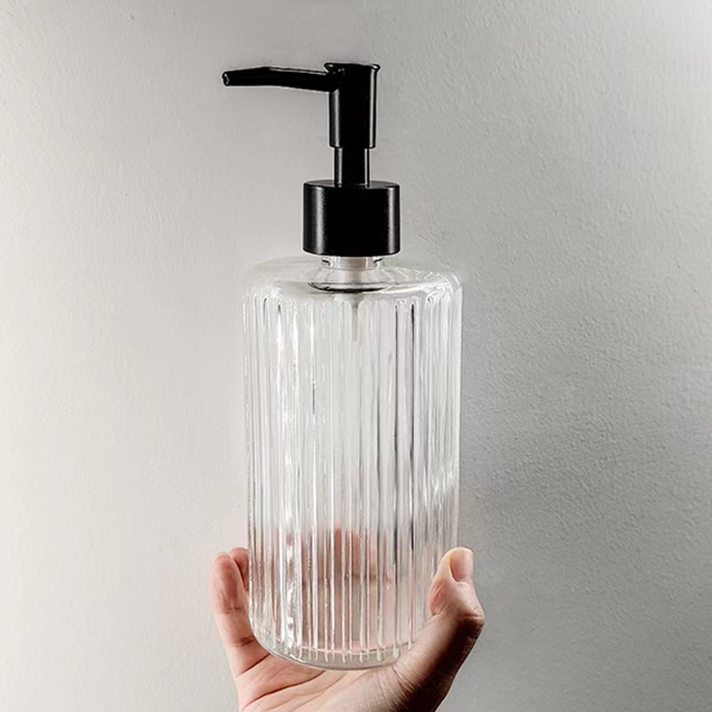 ［現貨］新款玻璃分裝按壓瓶 按壓頭 家用洗手液沐浴乳分裝瓶 #分裝瓶