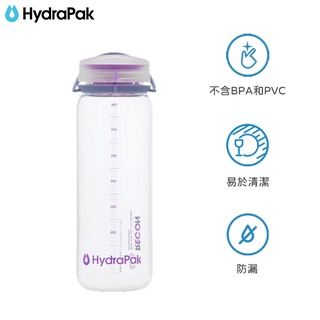 美國-【HydraPak】RECON 750 BPA & PVC free 再回收材質水壺750ML/運動水壺/健身水壺