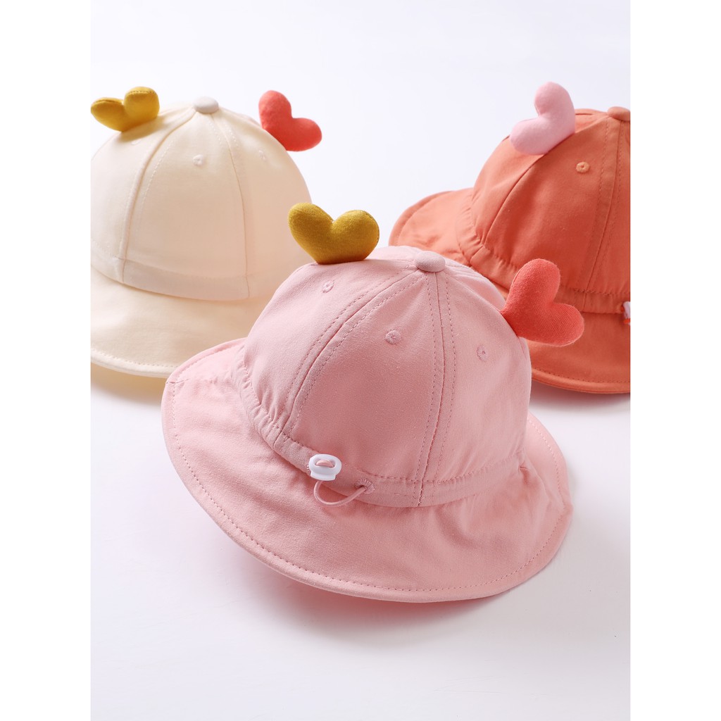 【C❤L】嬰兒帽子 防疫帽 薄款 寶寶遮陽帽  兒童漁夫帽 小童