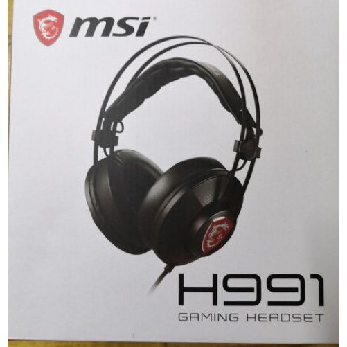 微星MSI H991 耳罩式電競耳機(有線)(全新未使用)