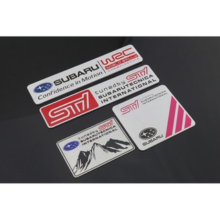 現貨 速霸陸 SUBARU STI 車標 車身貼 尾標貼 金屬車貼 WRC Impreza Forester XV 適用