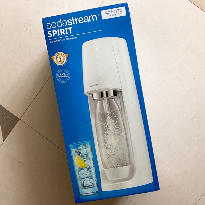 全新：Sodastream Spirit 自動扣瓶氣泡水機（恆隆行公司貨）