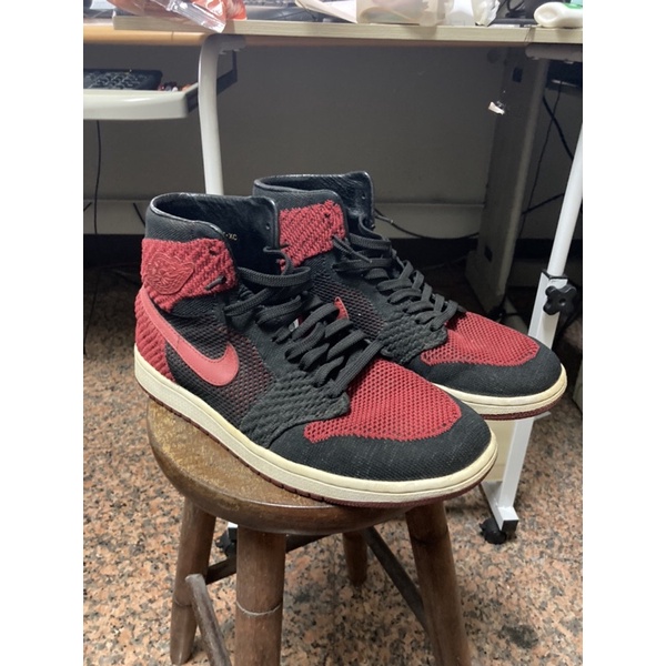 Jordan 1 Flyknit Bred Banned 黑紅 編織 aj1