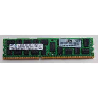 HP DDR3 4G 2Rx4 PC3-10600R 500203-061 ECC Registered 伺服器記憶體