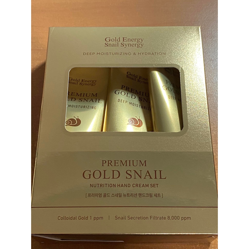 Golden Energy Snail 蝸牛三入護手霜禮盒