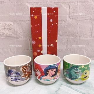 【FleaSir福利社】出清特賣 現貨 迪士尼store 小美人魚茉莉樂佩 毛怪大眼仔 星際大戰 陶瓷碗(3入) G36