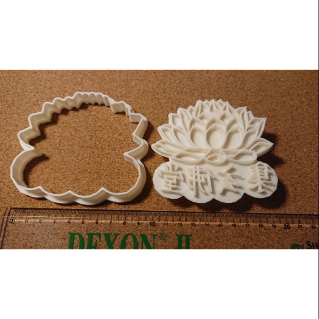 3D列印 餅乾模具 ，蓮花