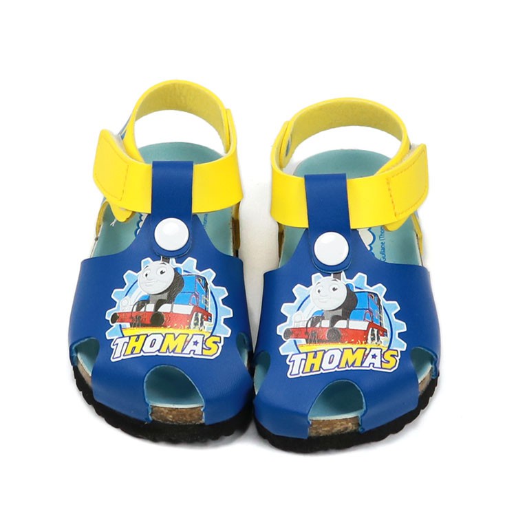 童鞋湯瑪士小火車兒童包頭護趾勃肯涼鞋14-18號-TH43029
