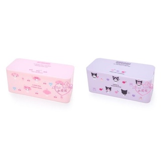 ♥小花花日本精品♥美樂蒂 酷洛米 三麗鷗 電線收納盒 置物盒 居家收納 延長線收納~3
