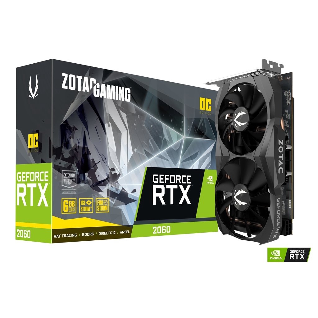 [現貨開發票] ZOTAC 索泰 RTX2060 6G(T20600H) 顯示卡 註冊升級四年保固 2060 未鎖算力