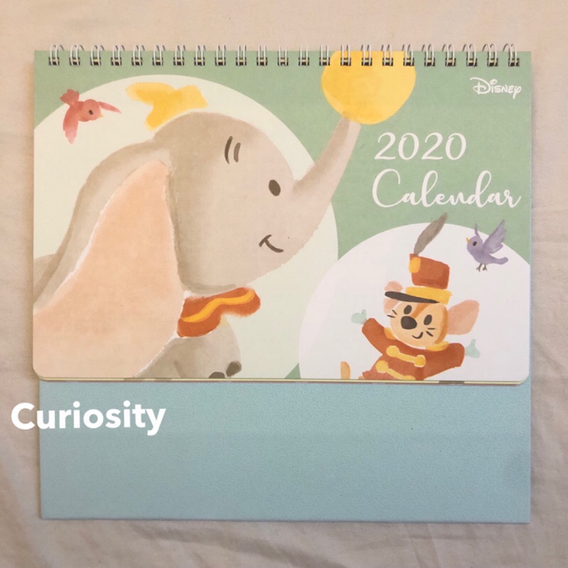 【O.t.W】2020年 DISNEY 迪士尼 小飛象站立式三角桌曆 $200↘$129 台灣假期農曆