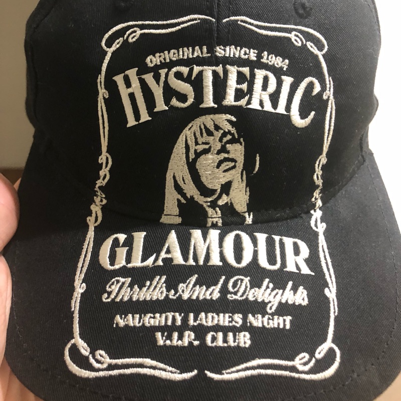 限量限時 Hysteric Glamour 黑色帽 購於大阪門市 木村愛牌 賣場二手商品評價全都5顆星