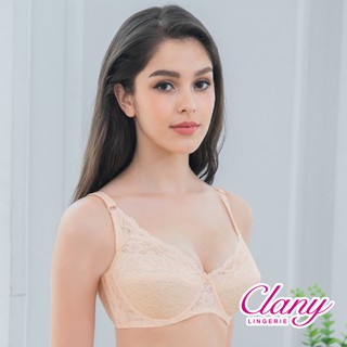 【可蘭霓Clany】舒活女人蕾絲超包覆CD大全罩杯內衣 膚色 6671-11大下圍透氣薄杯臺灣製