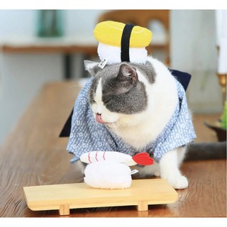 寵物用品🌟 PurLab 甜蝦壽司 貓 玩具 捏捏會發出貓咪喜歡的響紙聲 內含貓薄荷