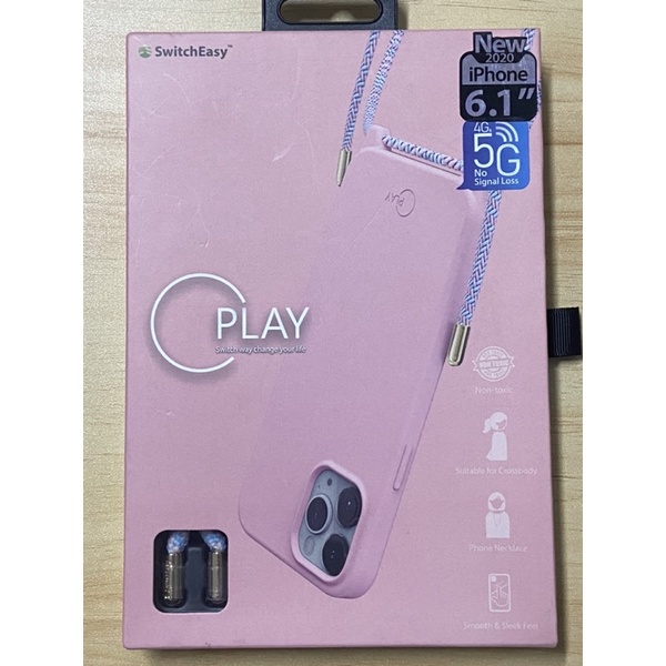 SwitchEasy 美國魚骨 Apple iPhone 12 / 12 Pro 6.1吋 PLAY 矽膠掛繩手機殼