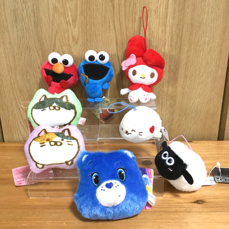 日本景品 正版 日版 全新 日本娃娃機 艾蒙 餅乾怪 美樂蒂 貓咪高峰會 彩虹熊 笑笑羊 海豹 玩偶 娃娃