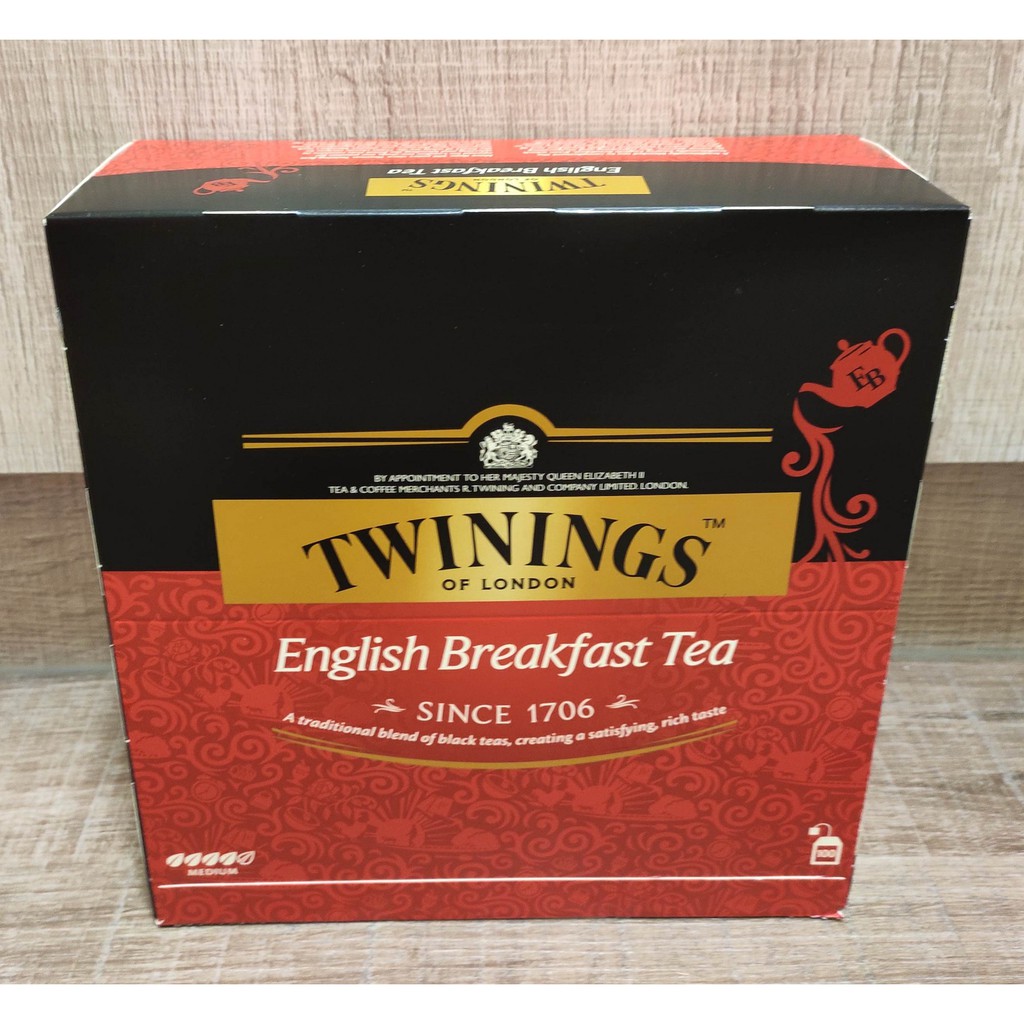 COSTCO-唐寧茶 Twinings  英倫早餐茶 2公克 X 100包/盒