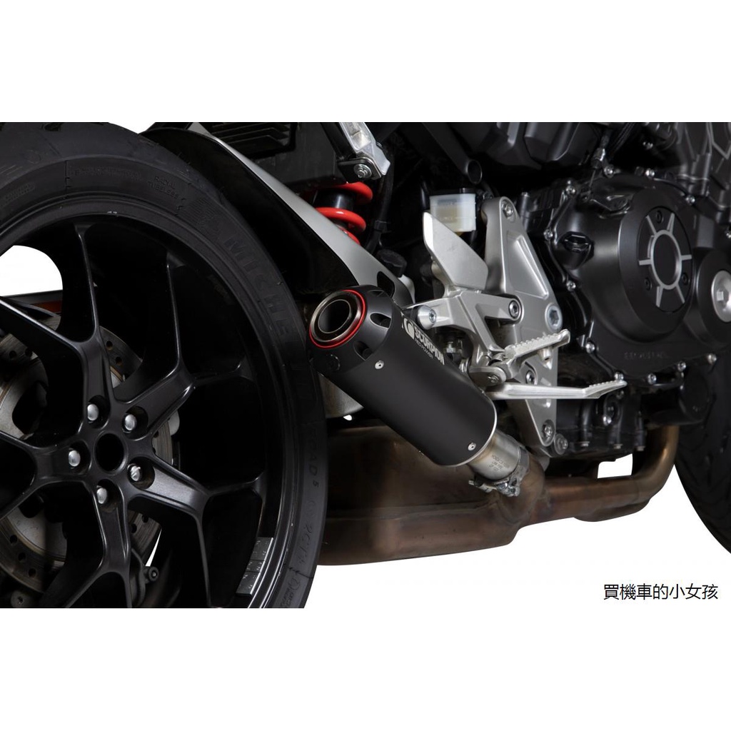 CB1000R重機改裝英蠍SCORPION排氣碳纖維尾段排氣管改裝側排本田CB1000R