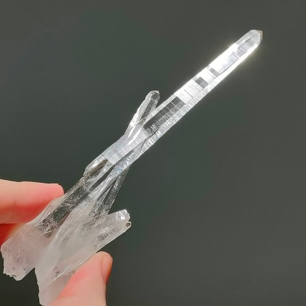 【永恆之光礦石】水晶魔法棒 激光柱 雷射激光柱 種子水晶 藍針 哥倫比亞水晶 (哥雷倫比亞水晶4號)