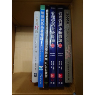 資訊管理二手書 管理資訊系統/大數據行銷/開發自己的搜索引擎