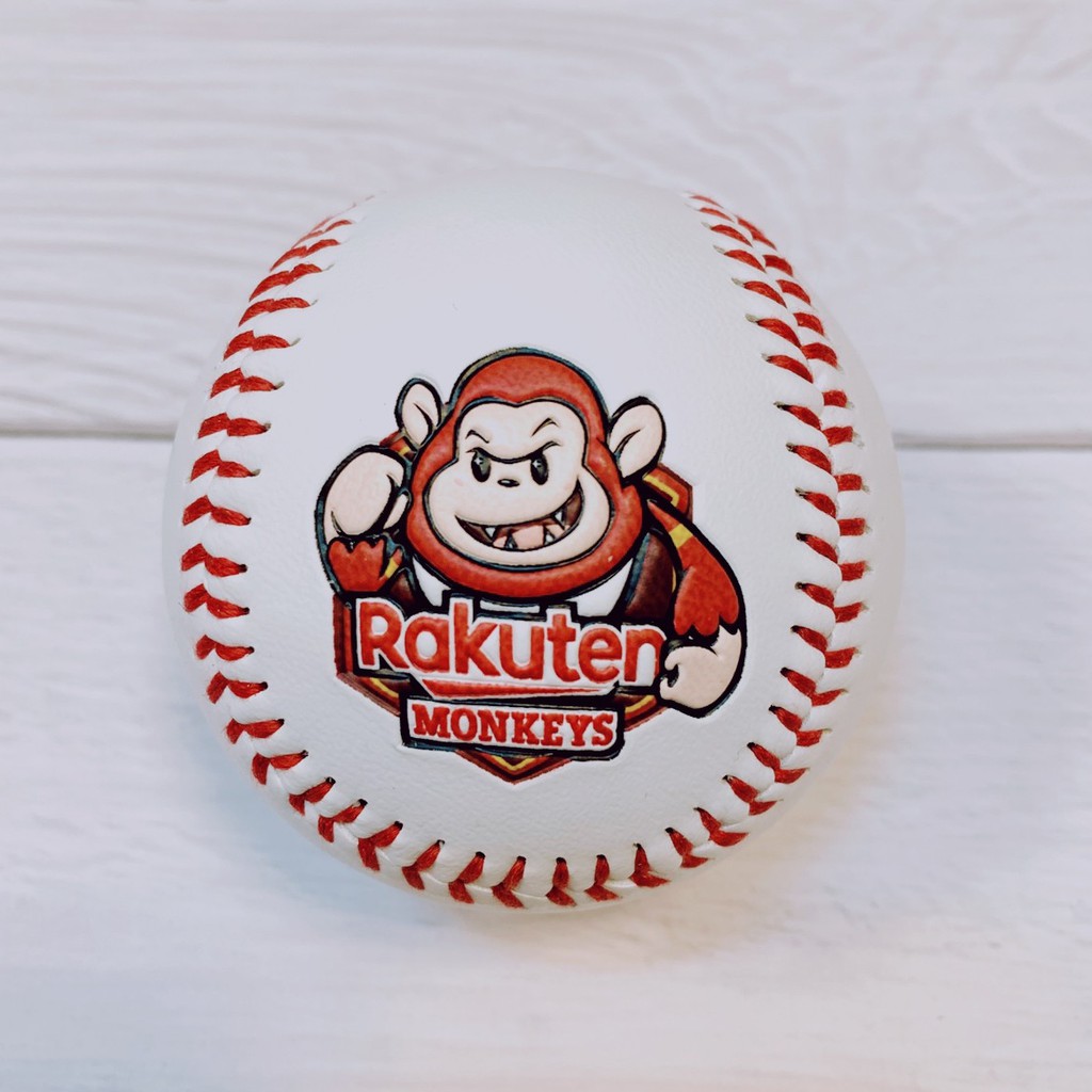 現貨 樂天桃猿logo球紀念球單顆空白簽名用球棒球rakuten Monkeys 21 Lamigo 蝦皮購物