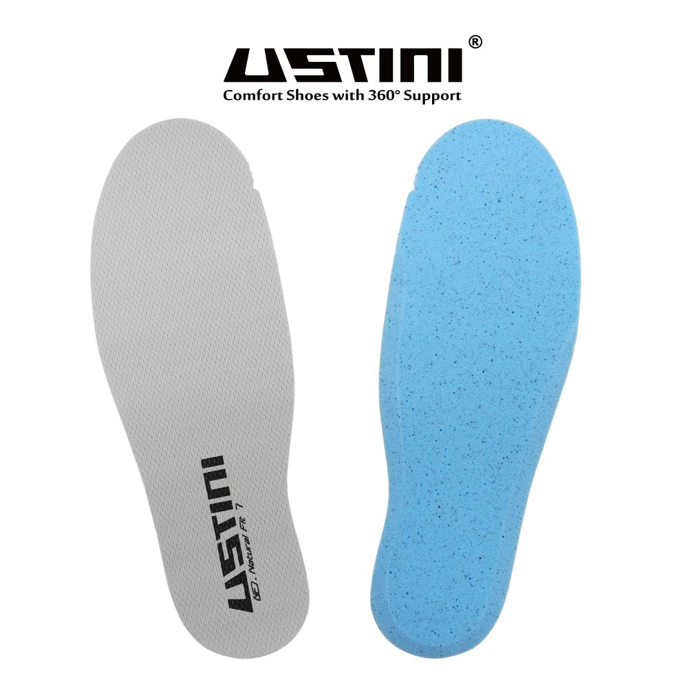 USTINI NF7 超輕量塑型鞋墊  透氣Q彈 超輕量 有尺碼 男段 40~46